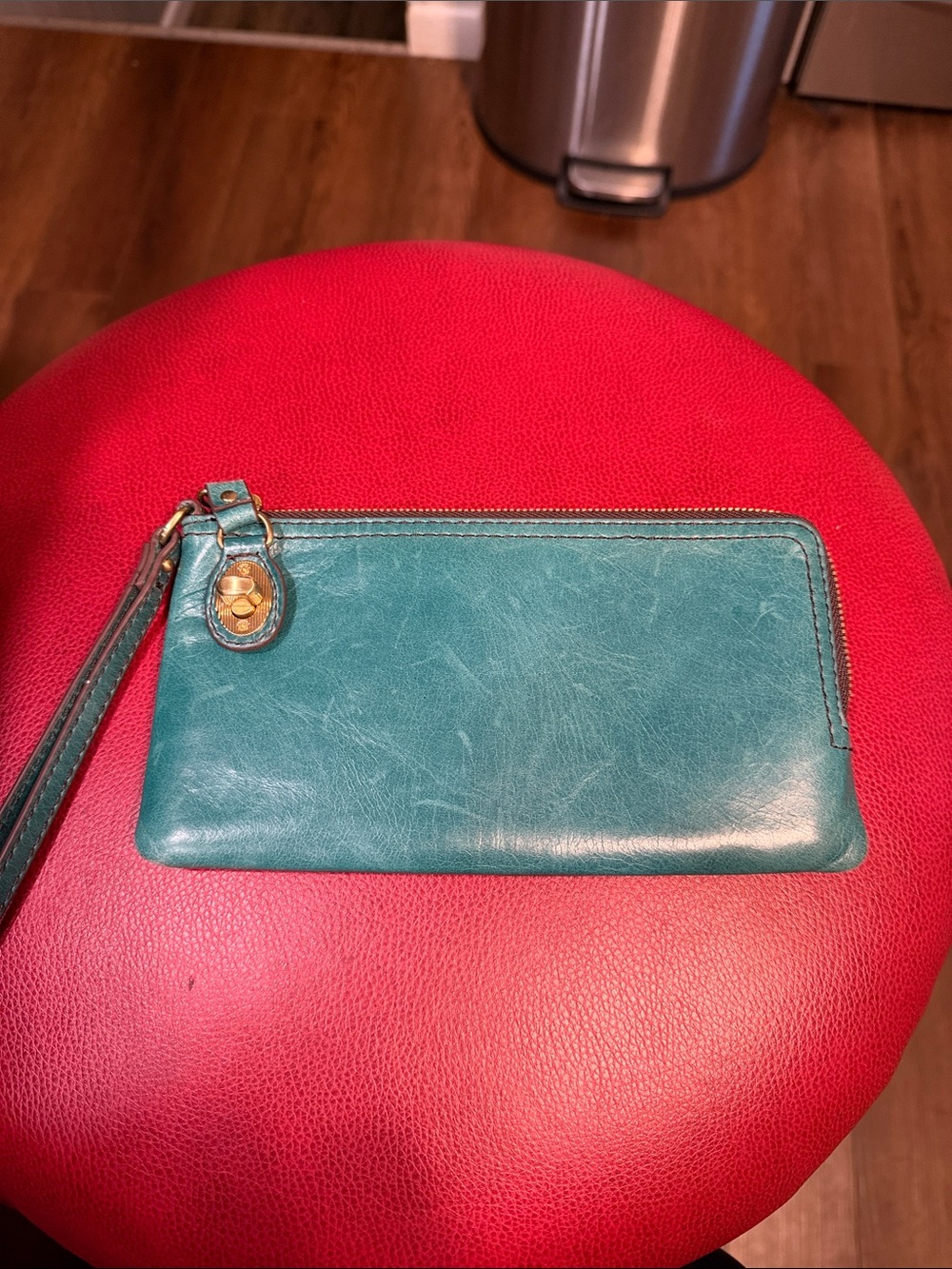 Hobo wristlet must see. Teal green.